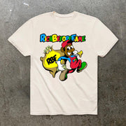 Rich Before Fame Print Short Sleeve T-Shirt