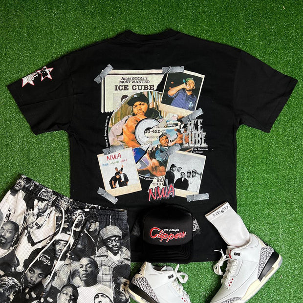 Los Angeles Rap Print T-Shirt