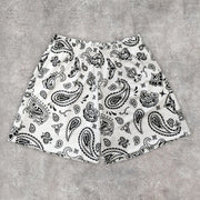 Fashion statement cashew nut flower sports shorts