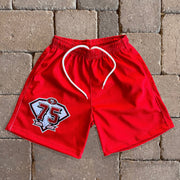 Casual Baseball No. 75 Print Mesh Shorts
