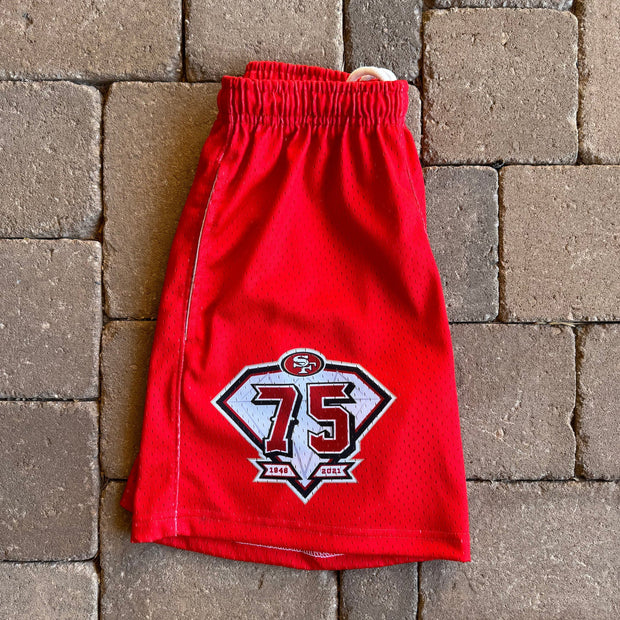 Casual Baseball No. 75 Print Mesh Shorts