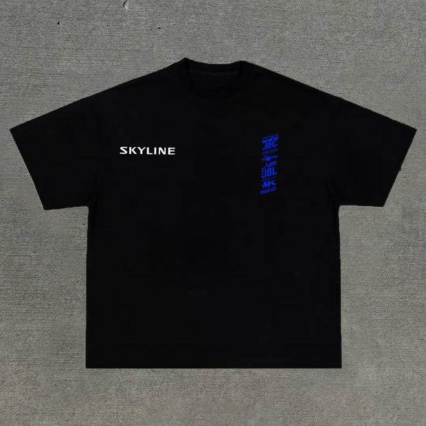 Personalized printed racing T-shirt