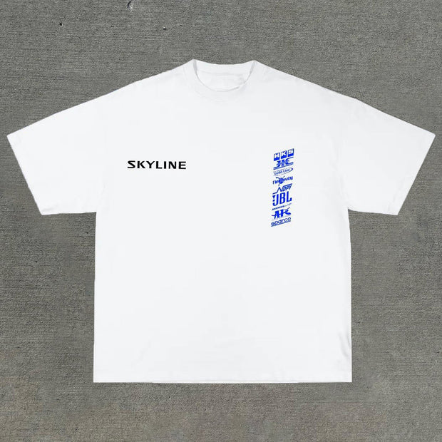 Personalized printed racing T-shirt