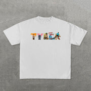 Tyler Words Print Short Sleeve T-Shirt