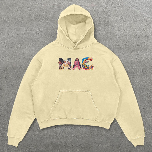 Words Music Album Print Long Sleeve Hoodies