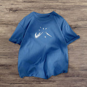 Fashionable personality the printed short-sleeved T-shirt