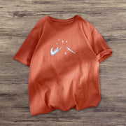 Fashionable personality the printed short-sleeved T-shirt