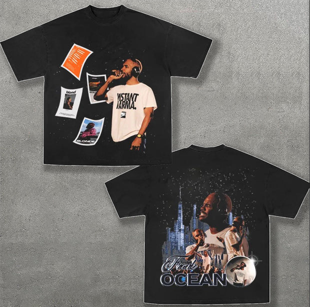 Retro Hip Hop Fashion Short Sleeve T-Shirt