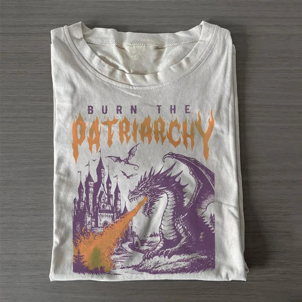 Vintage 90s Feminism Dragon T-shirt