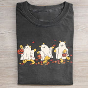 Retro Pooh Ghost Halloween T-shirt