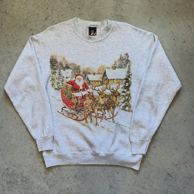 Vintage Santa Crewneck Sweatshirt