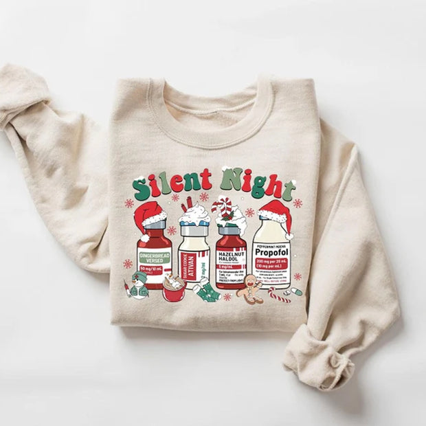 Silent Night Christmas Sweatshirt