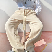 Harlan thin and thick corduroy straight wide-leg pants