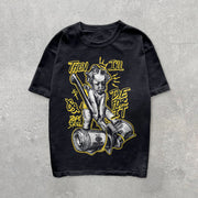 Retro Casual Street Hip Hop Short Sleeve T-Shirt