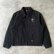 Street Skull Lettering Fleece Jacket