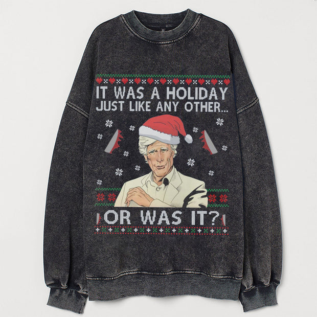 True Crime Ugly Christmas Sweatshirt
