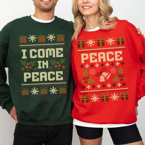 Funny Christmas Couple Sweatshirt
