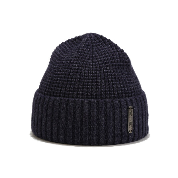 Simple knitted hat solid color casual wild trend woolen hat
