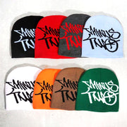 English letter woolen hat outdoor warm hat for men and women