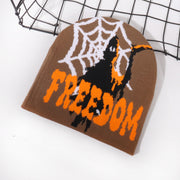 Halloween jacquard knitted hat