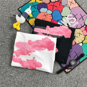 Creative graffiti hip-hop print casual loose short-sleeved T-shirt