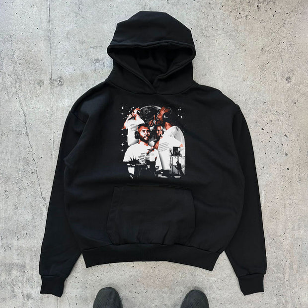 Fashion Character Print Long Sleeve Hoodies