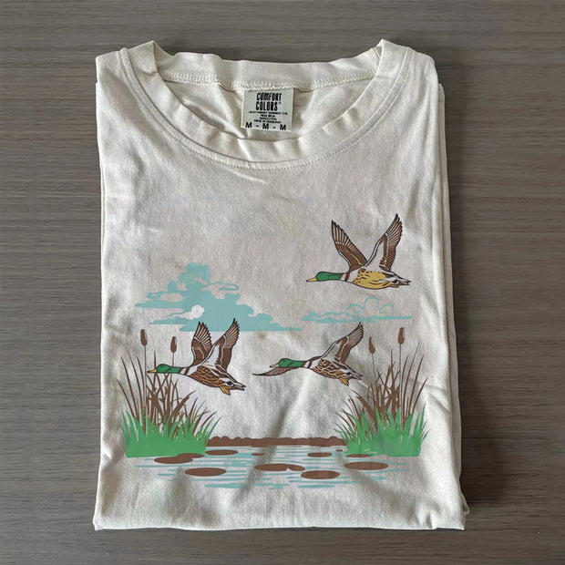 Vintage Wildlife Duck T-shirt