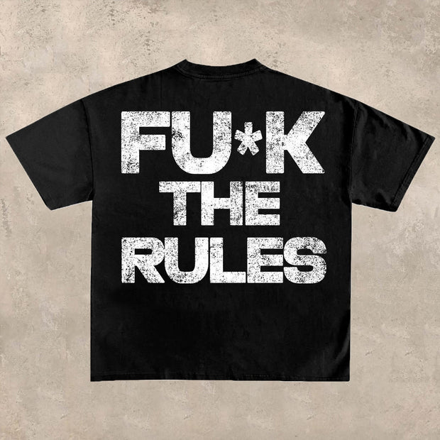 Street Print Crew Neck T-Shirt