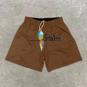 Fashion Retro Casual Loose Mesh Shorts