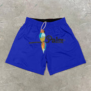 Fashion Retro Casual Loose Mesh Shorts