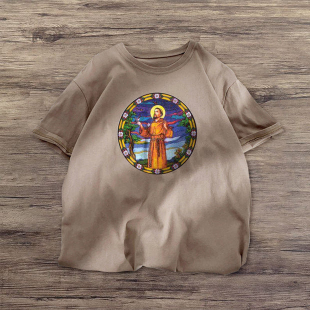 Faith print fashion T-shirt