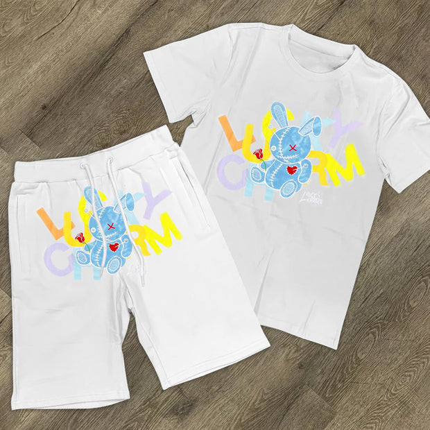 Personalized casual style printed sports suit