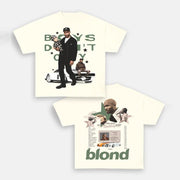 Hip-hop artist printed short-sleeved T-shirt