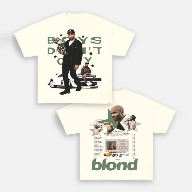 Hip-hop artist printed short-sleeved T-shirt