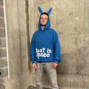Casual personality pattern rabbit ears long-sleeved hoodie