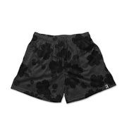Personalized street style floral stretch shorts