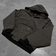 Street Style Tassel Hooded Lined Jacket
