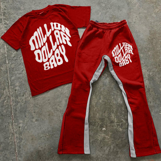 Million Dollar Baby  Print Two-Piece Set