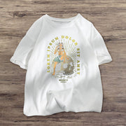 Casual personality printed street style T-shirt