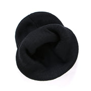 Maple Leaf Embroidered Knitted Hat Pullover Hat Hip Hop Woolen Hat