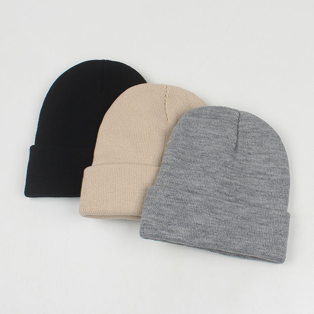 Rap gesture embroidery men's and women's knitted hat