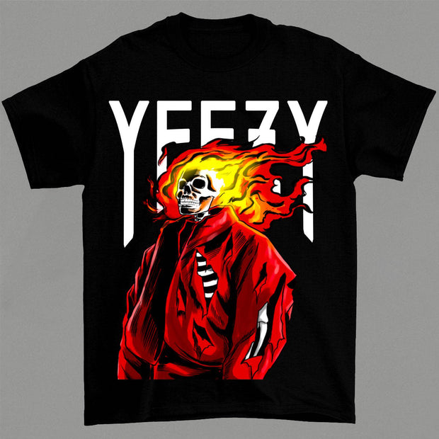 Fashion retro street short-sleeved T-shirt