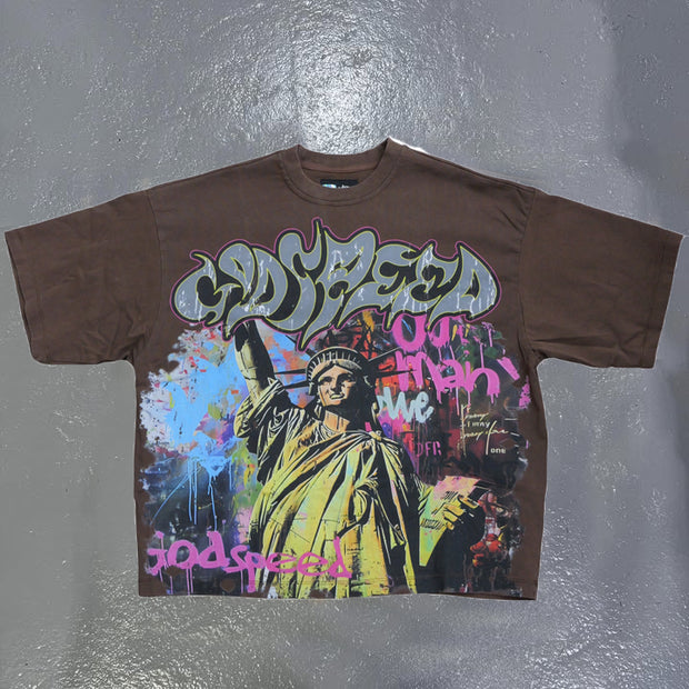 godspeed destroyer print T-shirt