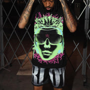 Brainstorm casual street T-shirt mesh shorts two-piece set