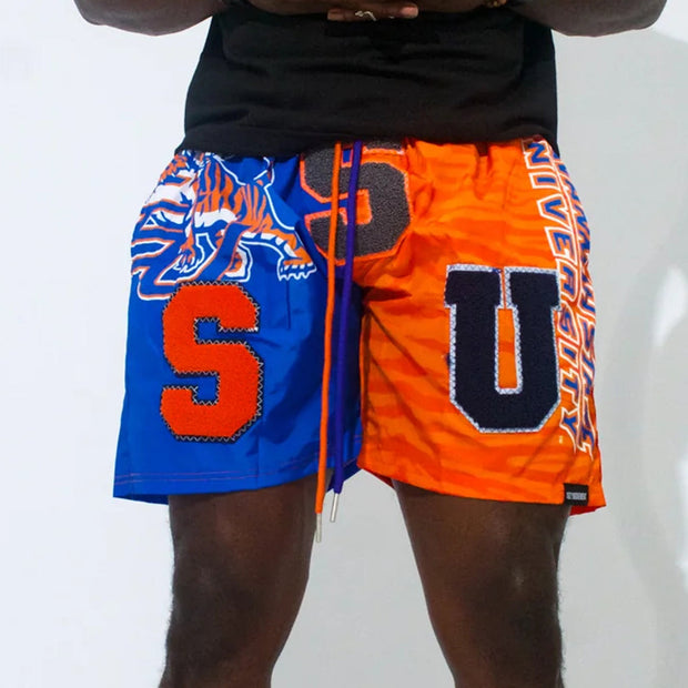Casual street sports patchwork shorts