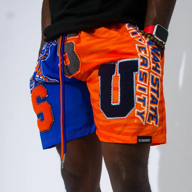 Casual street sports patchwork shorts