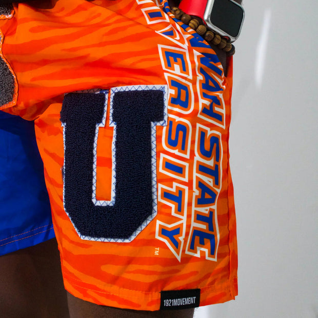 Casual street sports patchwork shorts