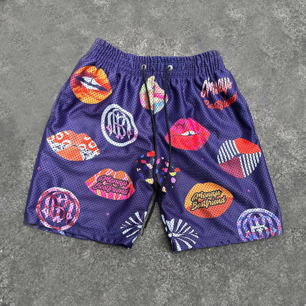 Fashionable and personalized sports mesh shorts