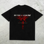 Angel Slogan Graphic Print Short Sleeve T-Shirt