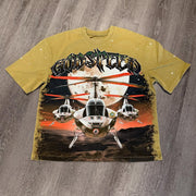 Godspeed Airplane Print Short Sleeve T-Shirt